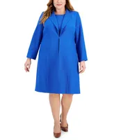 Le Suit Plus Topper Jacket & Sheath Dress