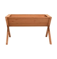 vidaXL Planter 35.4"x21.7"x22" Firwood