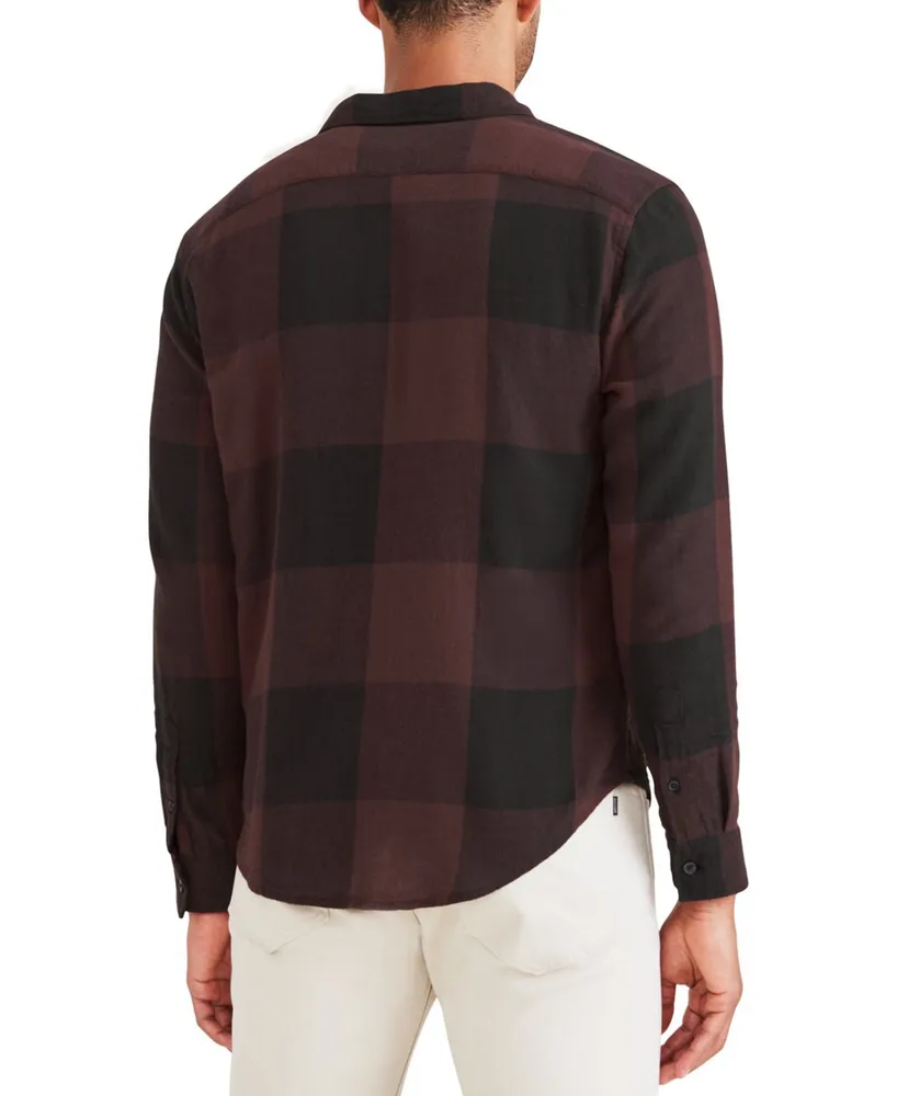 Dockers Men's Regular-Fit Plaid Long-Sleeve Casual Shirt