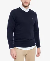 Tommy Hilfiger Men's Essential Solid V-Neck Sweater