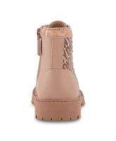 Dkny Toddler Girls Stassi Miley Casual Lace Up Combat Boots