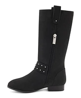 Dkny Little Girls Ellie Studded Strap Tall Riding Boots