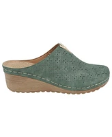 Gc Shoes Women's Camille Perforated Wedge Mules