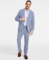 Kenneth Cole Reaction Men's Slim-Fit Mini-Houndstooth Suit