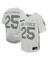 Big Boys Nike #25 White Air Force Falcons Football Game Jersey