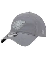 Men's New Era Gray Miami Dolphins Color Pack 9TWENTY Adjustable Hat