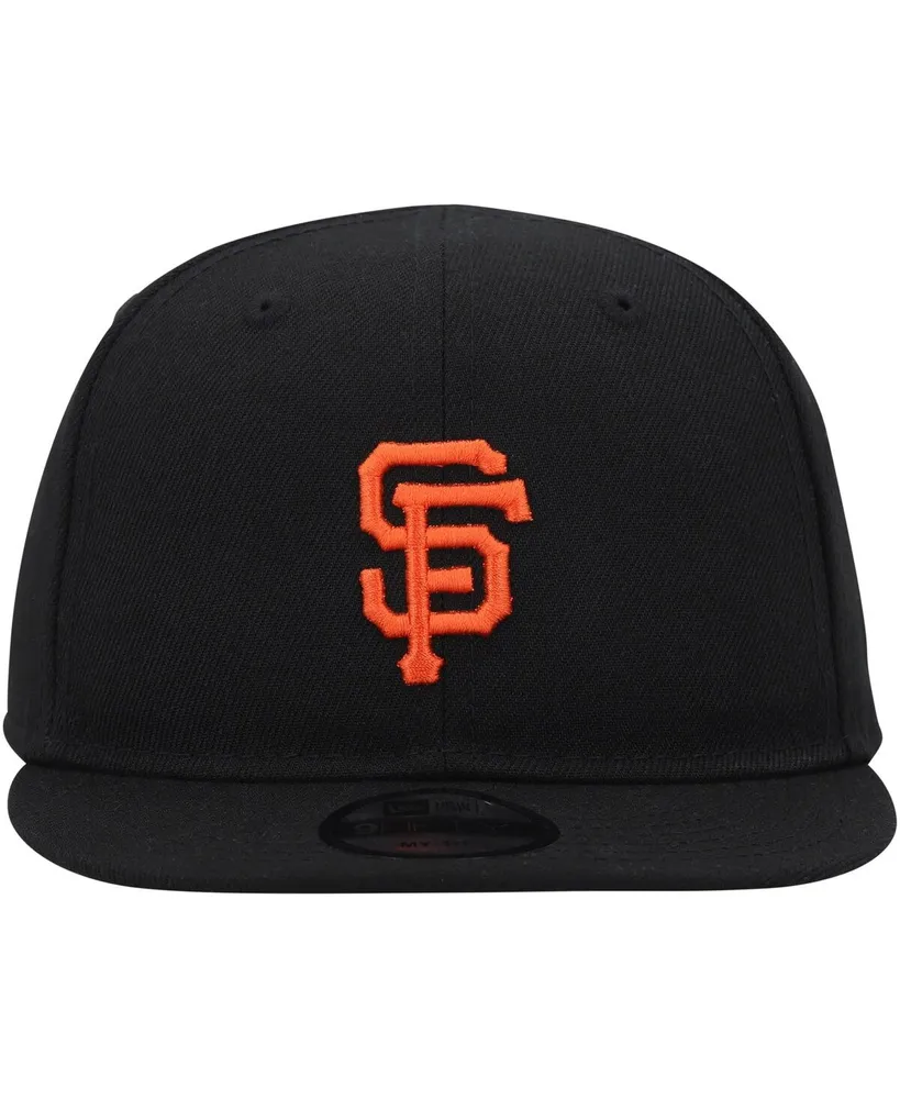 Infant Boys and Girls New Era Black San Francisco Giants My First 9FIFTY Adjustable Hat