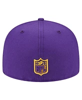 Men's New Era Purple Minnesota Vikings Main 59FIFTY Fitted Hat