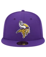 Men's New Era Purple Minnesota Vikings Main 59FIFTY Fitted Hat