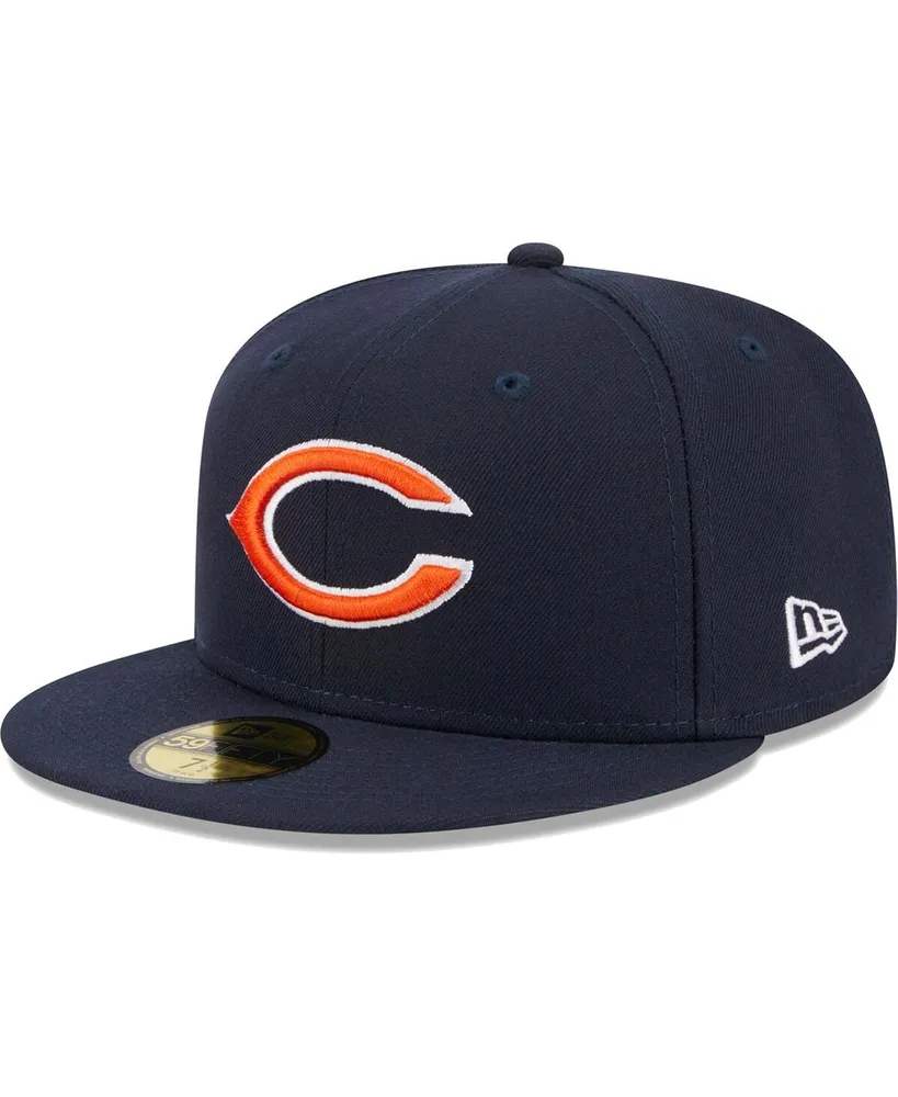 Men's New Era Navy Chicago Bears Main 59FIFTY Fitted Hat