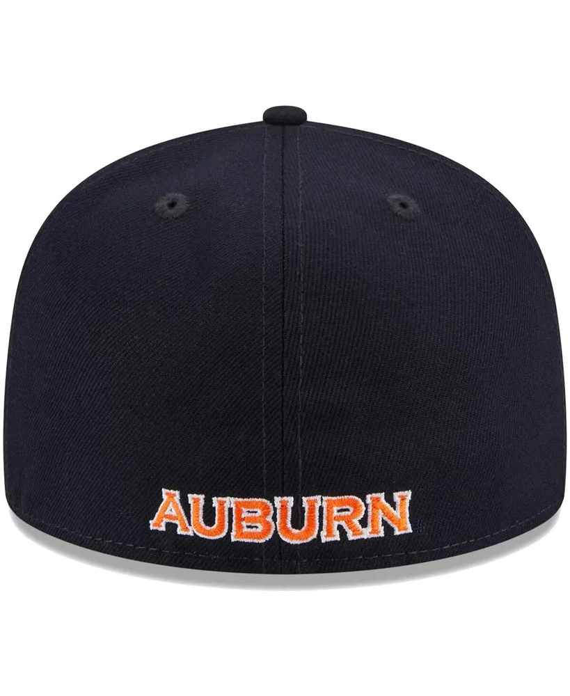 Men's New Era Navy Auburn Tigers Evergreen 59FIFTY Fitted Hat