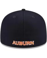 Men's New Era Navy Auburn Tigers Evergreen 59FIFTY Fitted Hat