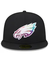 Men's New Era Black Philadelphia Eagles 2023 Nfl Crucial Catch 59FIFTY Fitted Hat