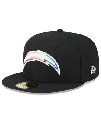 Men's New Era Black Los Angeles Chargers 2023 Nfl Crucial Catch 59FIFTY Fitted Hat