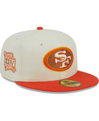 Men's New Era Cream, Scarlet San Francisco 49ers City Icon 59FIFTY Fitted Hat