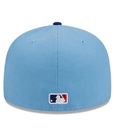 Men's New Era Light Blue Los Angeles Dodgers Cooperstown Collection Retro City 59FIFTY Fitted Hat