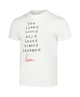 Men's White Alanis Morissette You Learn T-shirt