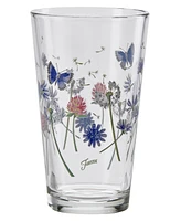 Fiesta Breezy Floral 16-Ounce Tapered Cooler Glass, Set of 4