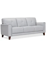 Closeout! Ashlinn 84" Pastel Leather Sofa, Created for Macy's