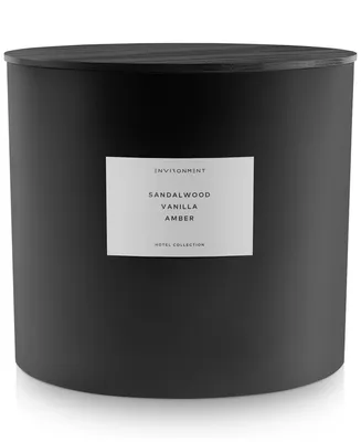 Environment Sandalwood, Vanilla & Amber Candle (Inspired by 5-Star Hotels), 55 oz.
