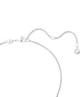 Swarovski Disney Mickey Mouse Silver-Tone Crystal Pendant Necklace, 19-1/4"