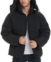 Outdoor United Men's 4-Way Stretch Quilted Puffer Jacket with Detachable Hood