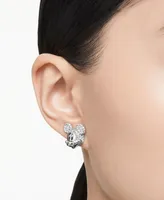 Swarovski Disney Mickey Mouse Silver-Tone Crystal Stud Earrings