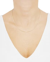 Glitter Rope 18" Chain Necklace (1-5/8mm) in 14k Gold