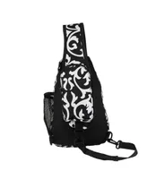 World Traveler Damask 14-Inch Trendy Crossbody Bag for Women