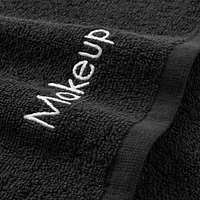Embroidered Makeup Remover Towels (Pack of 6) , 13x13 in., Color Options, 100% Cotton Washcloths