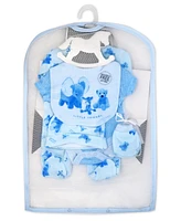 Rock-a-Bye Baby Boutique Boys Little Friends Layette, 6 Piece Set