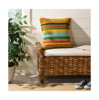 Safavieh Indoor/Outdoor Kinsley Striped 20" x 20" Pillow