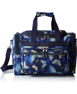 World Traveler Butterfly 16-Inch Gym Bag Duffle Bag