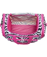 World Traveler 16-Inch Zebra Gym Bag Duffle Bag