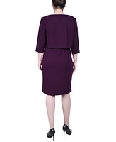 Ny Collection Petite Two Piece Jacket and Dress Set