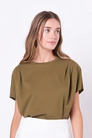 English Factory Women's Pleated T-Shirt