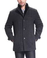 Bgsd Men Samuel Herringbone Wool Blend Bibbed Car Coat