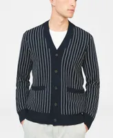 Ben Sherman Men's Jacquard Cardigan Sweater