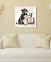 Empire Art Direct "Schnauze" Unframed Free Floating Tempered Glass Panel Graphic Dog Wall Art Print 20" x 20", 20" x 20" x 0.2" - Multi