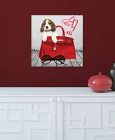 Empire Art Direct "Beagle" Unframed Free Floating Tempered Glass Panel Graphic Dog Wall Art Print 20" x 20", 20" x 20" x 0.2" - Multi