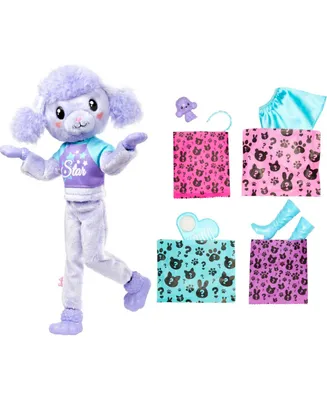 Barbie Cutie Reveal Cozy Cute Tees Series Doll - Purple Poodle - Multi