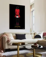 Empire Art Direct "V Fashion Red Look" Frameless Free Floating Reverse Printed Tempered Glass Wall Art, 48" x 32" x 0.2"