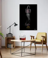 Empire Art Direct "Fashion Suit Look" Frameless Free Floating Reverse Printed Tempered Glass Wall Art, 48" x 32" x 0.2"