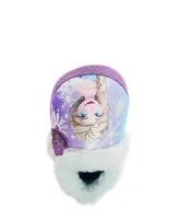 Disney Toddler Girls Frozen Anna and Elsa Happy Sisters Dual Sizes House Slippers