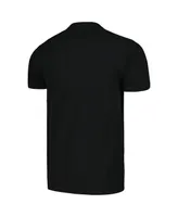 Men's Black Distressed Vanilla Ice Vertical T-shirt