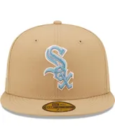 Men's New Era Tan Chicago White Sox 2005 World Series Sky Blue Undervisor 59FIFTY Fitted Hat