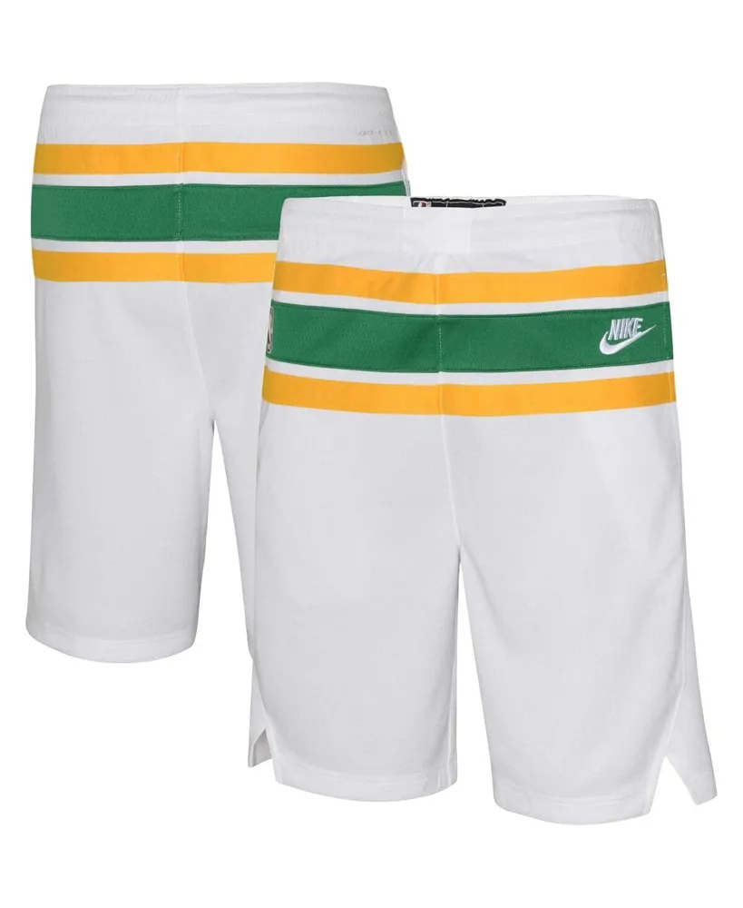 Big Boys Nike White Houston Rockets Hardwood Classics Swingman Shorts