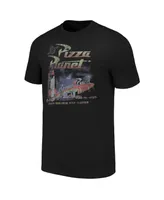 Men's and Women's Mad Engine Black Toy Story Pizza Planet Posse T-shirt