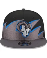 Men's New Era Black Los Angeles Rams Tidal Wave 9FIFTY Snapback Hat