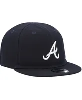 Infant Boys and Girls New Era Navy Atlanta Braves My First 9FIFTY Adjustable Hat